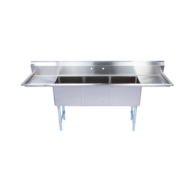 Restaurant Supply Depot 60" L x 20" W Free Standing Bar Sink Wayfair.ca